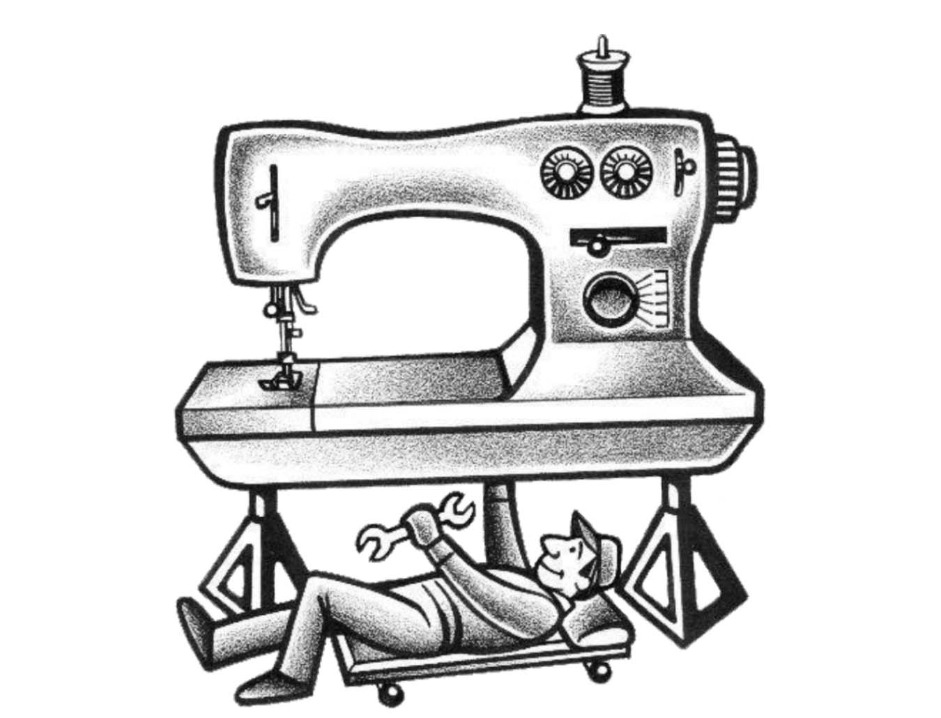 Швейная машина не цепляет нижнюю нить
